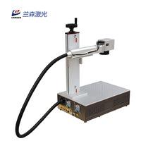 Machine de marquage laser à fibre Raycus 20W CNC portable de bureau pour métal, bijoux, ABS, PC, AI/DXF/EZCAD/LightBurn