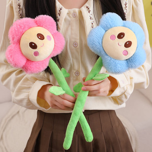 Muñeco de Peluche de Girasol Sonriente de Dibujos Animados, Flor de Simulación con Relleno de Algodón PP, Hebilla para Cortina, Decoración del Hogar, Regalo del Día del Niño - Product Image 4