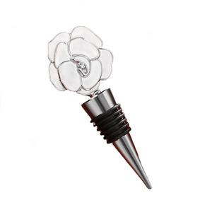 Bouchon de bouteille de vin rosé pour la Saint-Valentin, en alliage d'argent, pour champagne, cadeau - Product Image 5