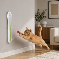 Jouet automatique pour chat à monter sur porte, jouet volant pour chat, design moderne en silicone