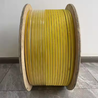 Fournitures électriques en aluminium de fils plats de conducteurs couverts de verre de câble