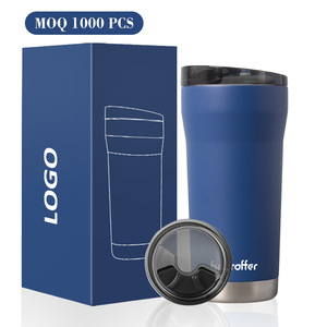 Stainless Steel Tumbler 20oz With Sliding Lid Magnetic Closure For Travel Car Use - Product Image 3