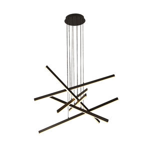 Lámpara colgante LED minimalista, decoración simple para el hogar, iluminación colgante de techo alto - Product Image 6