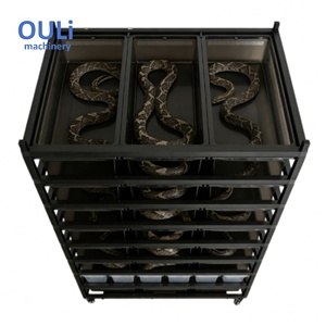 Système de rack chauffant pour reptiles de grande taille, boîtes d'élevage pour serpents, Python ball, Géco, avec support et étagère - Product Image 2