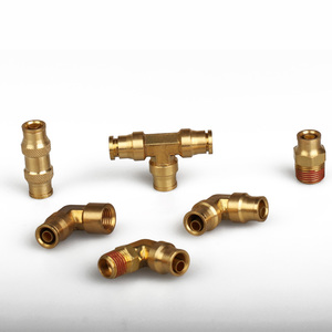 トラック & トレーラー用DOTエアブレーキプッシュイン継手クイックコネクト真鍮 & ナイロンホース - Product Image 1