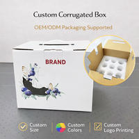 Boîte en carton ondulé personnalisée |   Emballage personnalisé en couleur et en taille avec options de cannelures E, F et BC pour cadeaux, boissons et vin