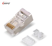 Câble Ethernet FTP CAT6 4 paires avec connecteur RJ45 et gaine de protection |   Solution Réseau Blindée Haute Densité pour Centres de Données Marque Ripo 50V AC