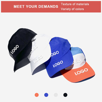 Casquettes de camping-car multicolores personnalisées de haute qualité logo brodé en 3D 5 panneaux casquettes de baseball à bord plat respirant sport Nylon Snapback
