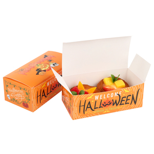 Biodegradable Take Away Food Boxes Food Packaging Hamburger Box French Fries Fried Chicken Nuggets Carton Paper Snack Box Accept