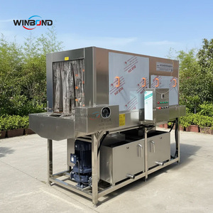 Lavadora de Cestas Comercial de Acero Inoxidable 304 Trifásica 380V - Extractor Totalmente Automático con Limpieza de Alta Presión - Product Image 5