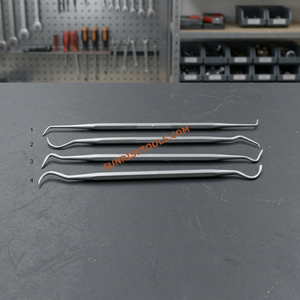 Stainless Steel Jewelry Tweezers Set of 4 <b>Pick</b>-<b>Up</b> <b>Tools</b> for DIY Jewelry Setting and Mould Making - Product Image 4
