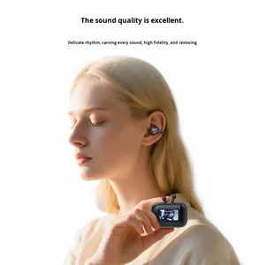 Tùy chỉnh Z13 thể thao Tai nghe không dây hiển thị kỹ thuật số màn hình cảm ứng siêu dài tuổi thọ pin độ nét cao cuộc gọi Clip-on - Product Image 4