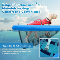 Rampe de chien flottante avec surface antidérapante pour plate-forme de quais de yacht de petits bateaux