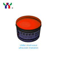 Tinta invisible Ceres UV 365: Amarillo 265: Tinta UV roja de doble longitud de onda perfecta para tinta fluorescente de impresión offset