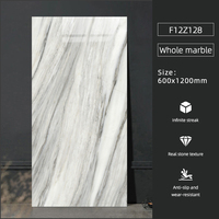 Prix de gros Carreaux de sol en porcelaine Sol moderne en faux marbre 60X120 Brique réfractaire Intérieur Matériaux de construction Mur caractéristique TV