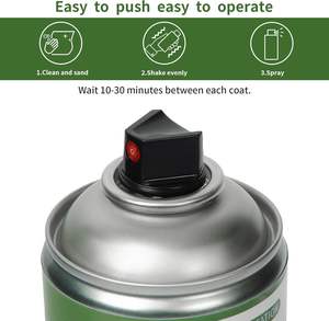 Paquete de 4 aerosoles de cerámica blanca <span class=keywords><strong>para</strong></span> reacabado de azulejos de bañera, Kit de pintura de encimera DIY <span class=keywords><strong>para</strong></span> pintura de revestimiento de fibra de vidrio de porcelana - Product Image 2