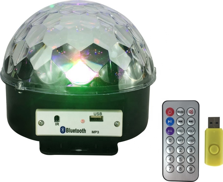 DJ LIGHTING USB MINI DISCO LIGHT Portable Home Party Remote Control MP3 LED CRYSTAL MAGIC BALL DISCO LIGHTING