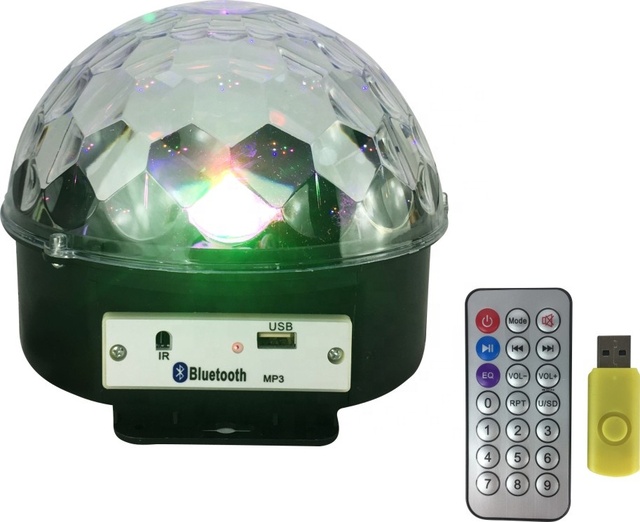 DJ LIGHTING USB MINI DISCO LIGHT Portable Home Party Remote Control MP3 LED CRYSTAL MAGIC BALL DISCO LIGHTING