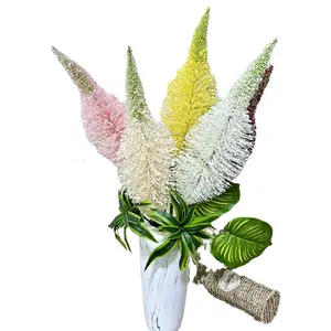 Single big fox tail simulation flower home DIY arrangement decoration living room desktop design silk