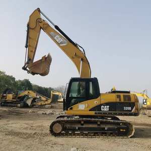 Fabriqué au Japon, excavatrices d'occasion Caterpillar Cat 320 originales, 20 tonnes, d'occasion, Caterpillar Cat 320D 320D2, excavatrice, pelle - Product Image 1