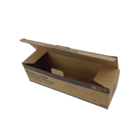 Boîte d'emballage en carton ondulé kraft brun pliable, carton pliant haute résistance pour accessoires industriels