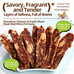 Bâtonnets à mâcher pour animaux <span class=keywords><strong>de</strong></span> compagnie au <span class=keywords><strong>fromage</strong></span>, poulet et canard séché, disponibles en gros |   Collation riche en protéines pour chiens et chats, marque privée universelle - Product Image 3