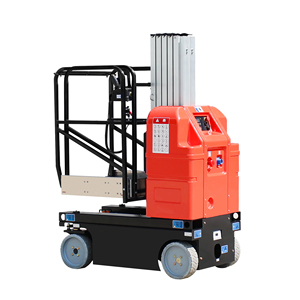 Plateforme élévatrice verticale hydraulique portable 10m 12m à deux mâts, élévateur électrique en alliage d'aluminium à vendre - Product Image 6