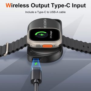 1200มิลลิแอมป์ต่อชั่วโมงแบบแม่เหล็กชาร์จไร้สายสำหรับ iWatch <span class=keywords><strong>2</strong></span>/ 3/ 4/ 5/<span class=keywords><strong>se</strong></span>/ 6/ 7 - Product Image 3