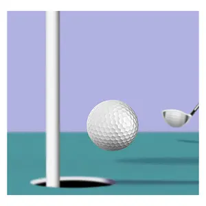 En yeni ürünler 2023 Golf topu promosyon satış toplu Golf topları satılık ucuz özel Logo Golf uygulama ekipmanları