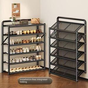 Foldable Shoe <b>Rack</b> No Assembly Multi Tier Storage Organizer for Home Entryway Doorway Shoe Storage - Product Image 2