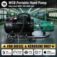 WCB 100 Elektrische Zahnradölpumpe 100 LPM 1,5 KW Legierungsstahl-Zahnradpumpe für Niedrigviskose Ölübertragung 2800 U/min für Kleinanlagen