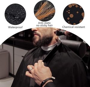 Cape de <span class=keywords><strong>coiffeur</strong></span> imperméable professionnelle pour hommes/femmes avec broderie personnalisée LOGO Pint pour la <span class=keywords><strong>coupe</strong></span> de cheveux et le maquillage - Product Image 3