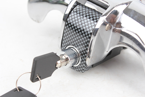 YH2098 Nouvelle serrure de sécurité universelle robuste <span class=keywords><strong>antivol</strong></span> pour essieux de remorque, poignée en forme de T, 2 clés - Product Image 4