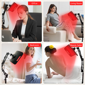 Lámpara de Terapia de Luz Roja, Terapia de Luz Infrarroja con Soporte, Dispositivo de Luz Roja de 660nm y Luz Infrarroja Cercana de 850nm para el Cuerpo - Product Image 4