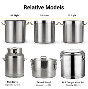 Ensemble de casseroles en acier inoxydable pour la cuisine, <span class=keywords><strong>grande</strong></span> casserole ronde de qualité, <span class=keywords><strong>grande</strong></span> batterie de cuisine, <span class=keywords><strong>marmite</strong></span> avec couvercle, cuisinière de <span class=keywords><strong>grande</strong></span> capacité, ustensiles de cuisine - Product Image 5