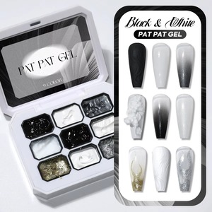 Vernis à ongles semi-solide Aurora Pearl en 9 couleurs, rose nude, haute saturation, gel UV pour la manucure et la peinture - Product Image 2