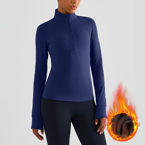 Haute qualité marine femmes TopsNylon chemise d'équitation Spandex Basalayer vêtements de sport équestre en liquidation - Product Image 3