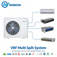 Unité extérieure à décharge latérale Midea V8 Mini, pompe à chaleur à inverter 3-8 R32