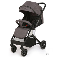 EN 1888 Poussette pliable facile de haute qualité Poussée réversible Buggy pour bébé Landau compact Poussette réversible à roulettes pour bébé