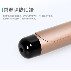 Ceramic Hair Curling Iron Adjustable Heat Settings For Big Waves And Pear Shaped Hair Electric Wired Straightener - Product Image 3