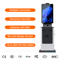 Terminal de Pago con SDK, Kiosco con Aceptador de Efectivo, Pantalla Táctil, Diseño Impermeable para Uso en Hoteles, Multifuncional, para Tickets
