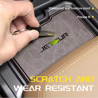 Nouvelle tendance : Tapis de garniture de porte de voiture en cuir, ensemble complet, pour Jetour T1 – Accessoires