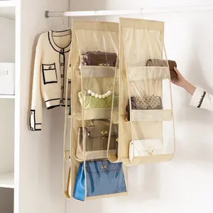 Terbaik penjual serbaguna penyimpanan gantung tas Organiser untuk tas tangan murah rumah tangga multifungsi persegi