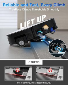 สำหรับหุ่นยนต์ดูดฝุ่นและถูพื้น ECOVACS DEEBOT X11 PRO Omni แรงดูด 19,500Pa พร้อมระบบทำความสะอาดตัวเองทันทีด้วยม็อบแบบลูกกลิ้ง - Product Image 6