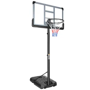 Verschillende Stijl Backboard Outdoor Draagbare Basketbalsysteem 10ft In Hoogte Verstelbare Beweegbare Basketbalring