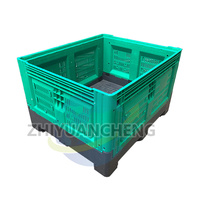 Boîte de palettes en maille HDPE robuste | ventilé et empilable pour les fruits en vrac