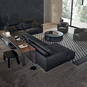<span class=keywords><strong>Conjunto</strong></span> de sofás para el hogar sofá italiano en forma de u - Product Image 2