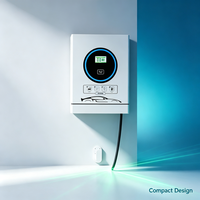 Chargeur mural robuste pour véhicules électriques de 70 kW avec optimisation de la charge de crête pour les parcs d'activités commerciales