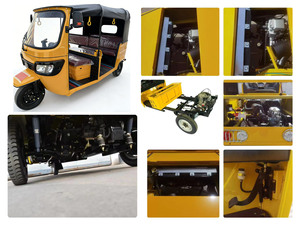Tricycles à passagers à essence <span class=keywords><strong>6</strong></span> <span class=keywords><strong>places</strong></span> Véhicule Tuk-Tuk Tricycles motorisés pour les excursions touristiques Motocyclettes 200cc de puissance - Product Image 5