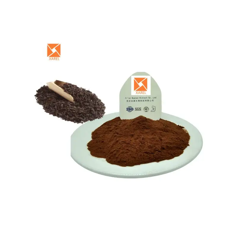 Tè nero istantaneo organico in polvere puro tè nero polvere istantanea per il campione libero